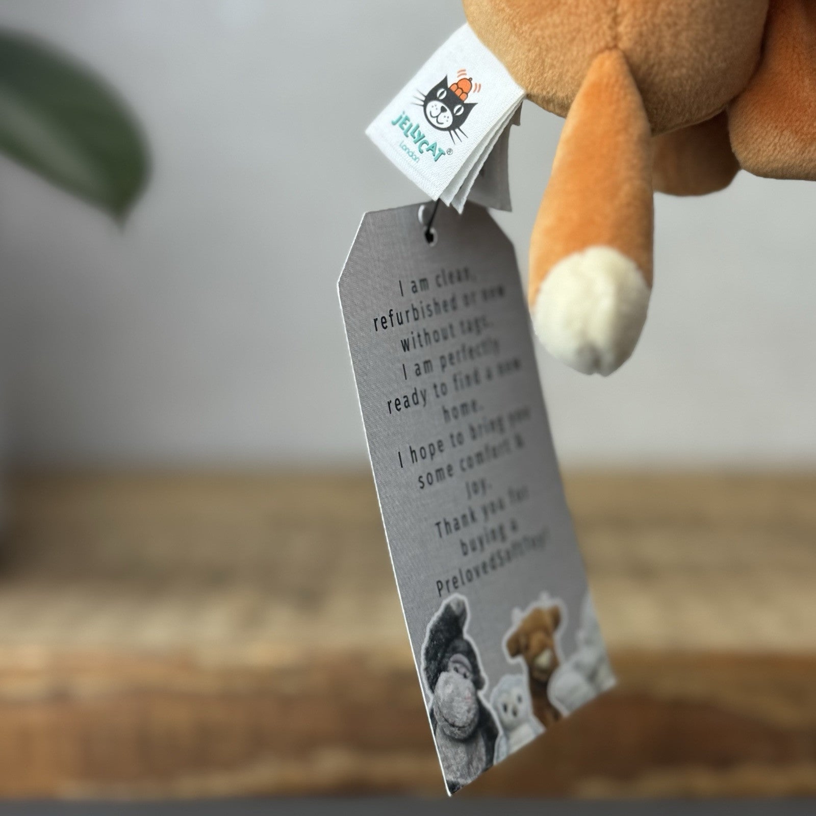 Jellycat My First Fox Soother - Orange Velour Fox Friend Soother Small Soft Baby