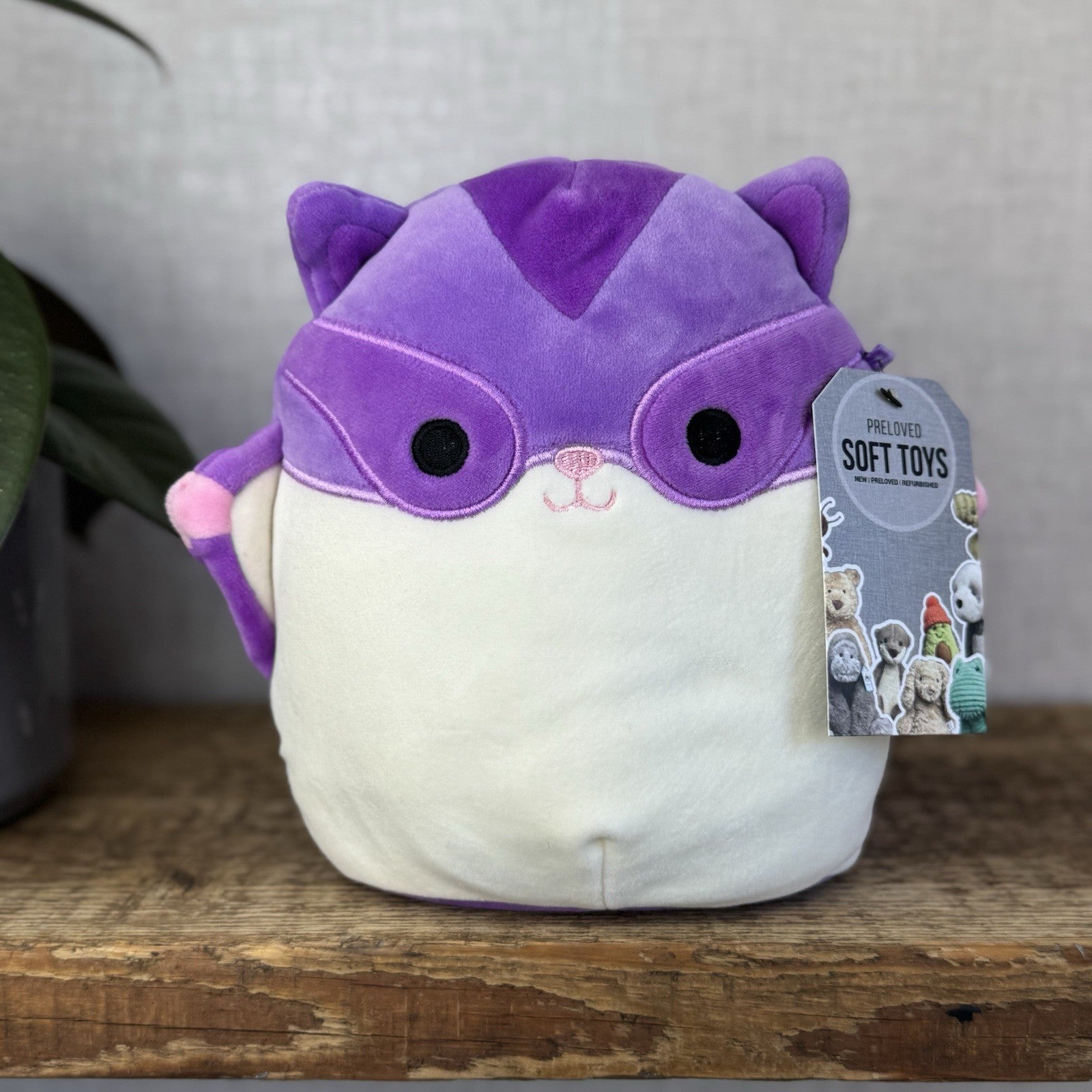 Squishmallow Joy Purple Sugar Glider, Cute Squishmallow Small Plush Toy 7.5"