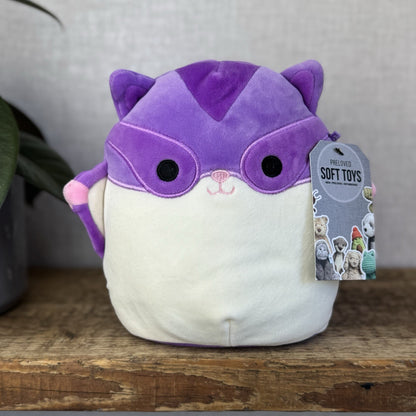 Squishmallow Joy Purple Sugar Glider, Cute Squishmallow Small Plush Toy 7.5"