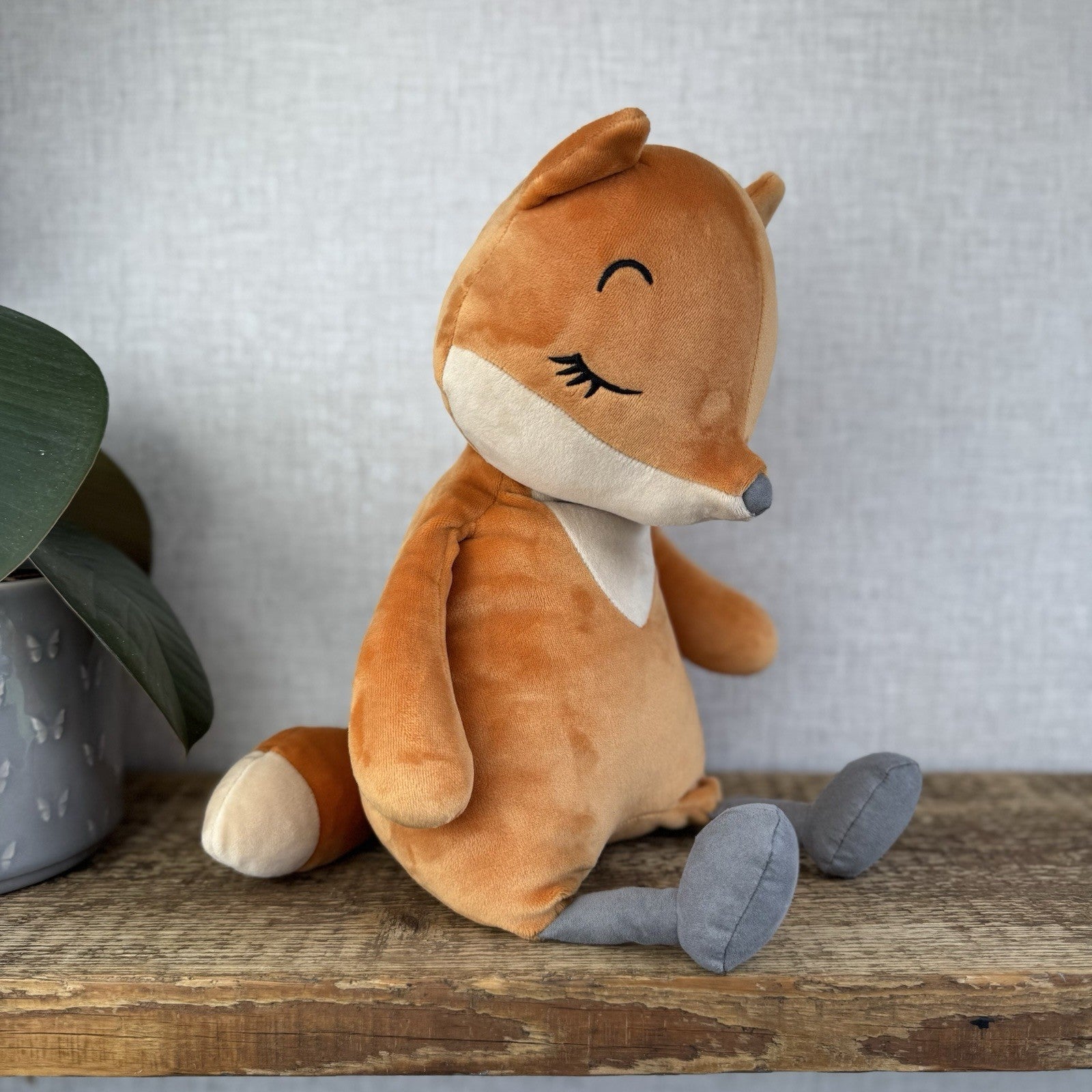 Jellycat Large Sleepee Fox - Large Velour Orange Fox Super Soft Retired Rare 16”