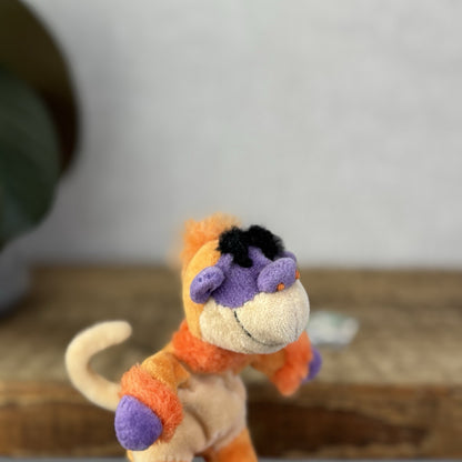 Jellycat Tiny/Baby Riff Ruff Monkey - Tiny Vintage Jellycat Monkey Orange 5”