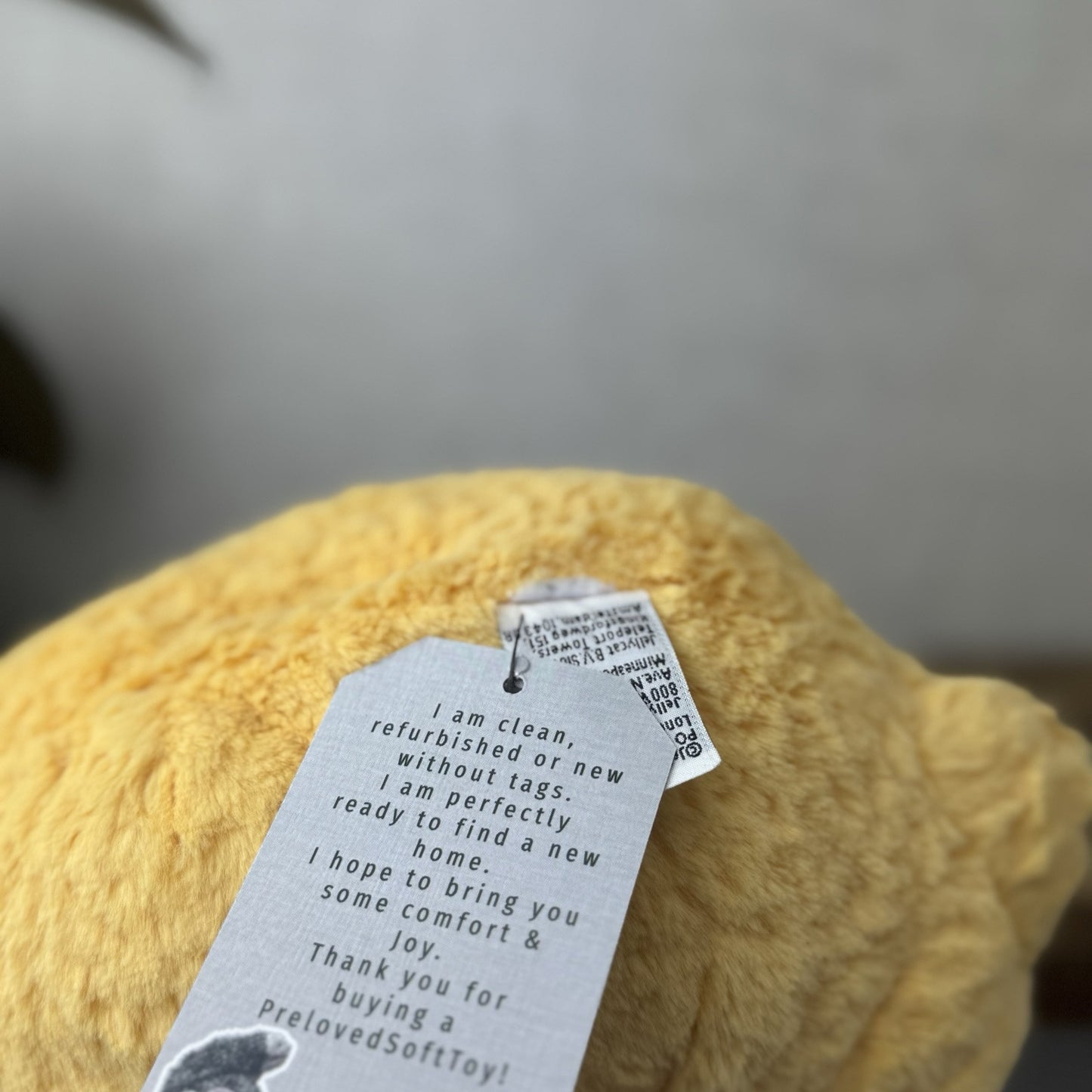 Jellycat Large Amuseable Lemon - Big Lemon With Legs - Food Play Soft Toy 8”