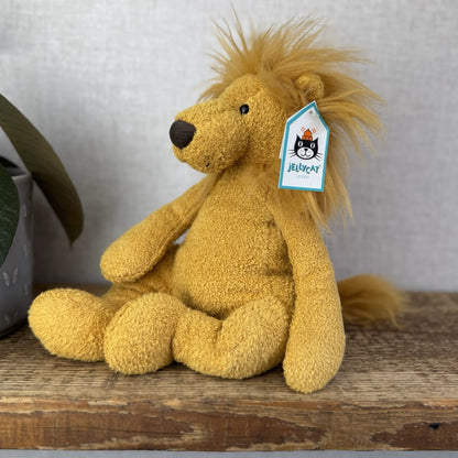 Jellycat Medium Pelhamby Lion - Pristine Retired Jellycat Lion Soft Toy 12" NWT