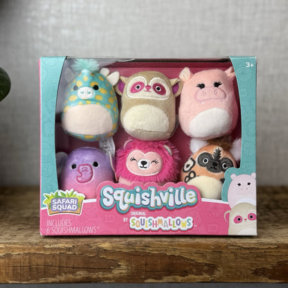 Squishmallow Safari Squad - New In Box - Squishmallows Squishville Collectibles