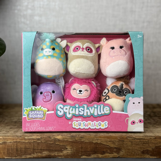 Squishmallow Safari Squad - New In Box - Squishmallows Squishville Collectibles