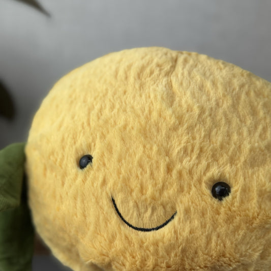 Jellycat Large Amuseable Lemon - Big Lemon With Legs - Food Play Soft Toy 8”