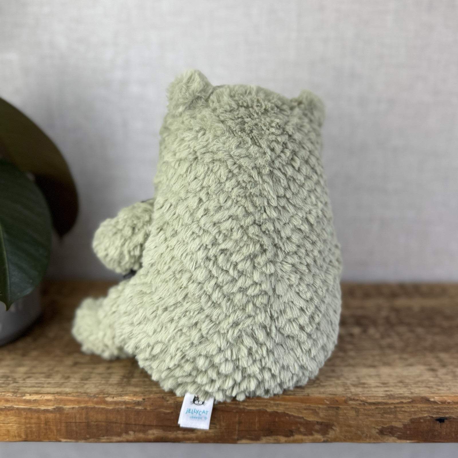 Jellycat Flumpie Frog - Jellycat Green Textured Chubby Frog Plush Beanie 8"