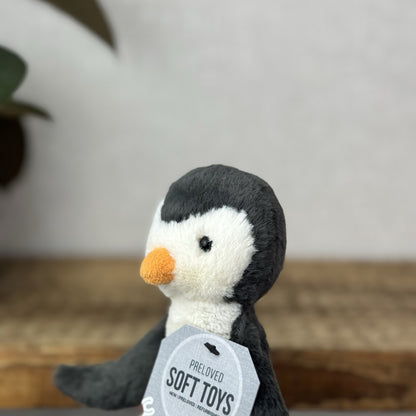 Jellycat Small Bashful Penguin - Small Retired Standing Penguin Grey - 8”