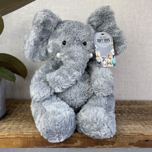Jellycat Bartlesham Elephant Large - Large Bartlesham Grey Elephant Retired 15”