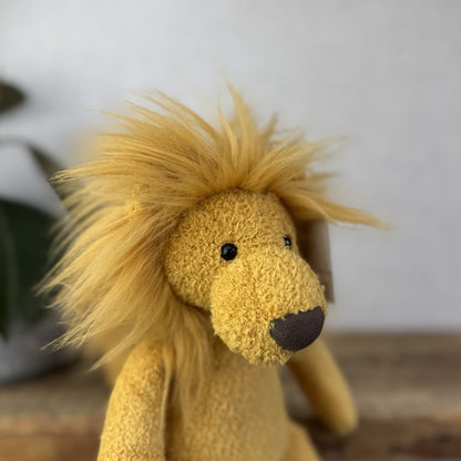 Jellycat Medium Pelhamby Lion - Pristine Retired Jellycat Lion Soft Toy 12" NWT