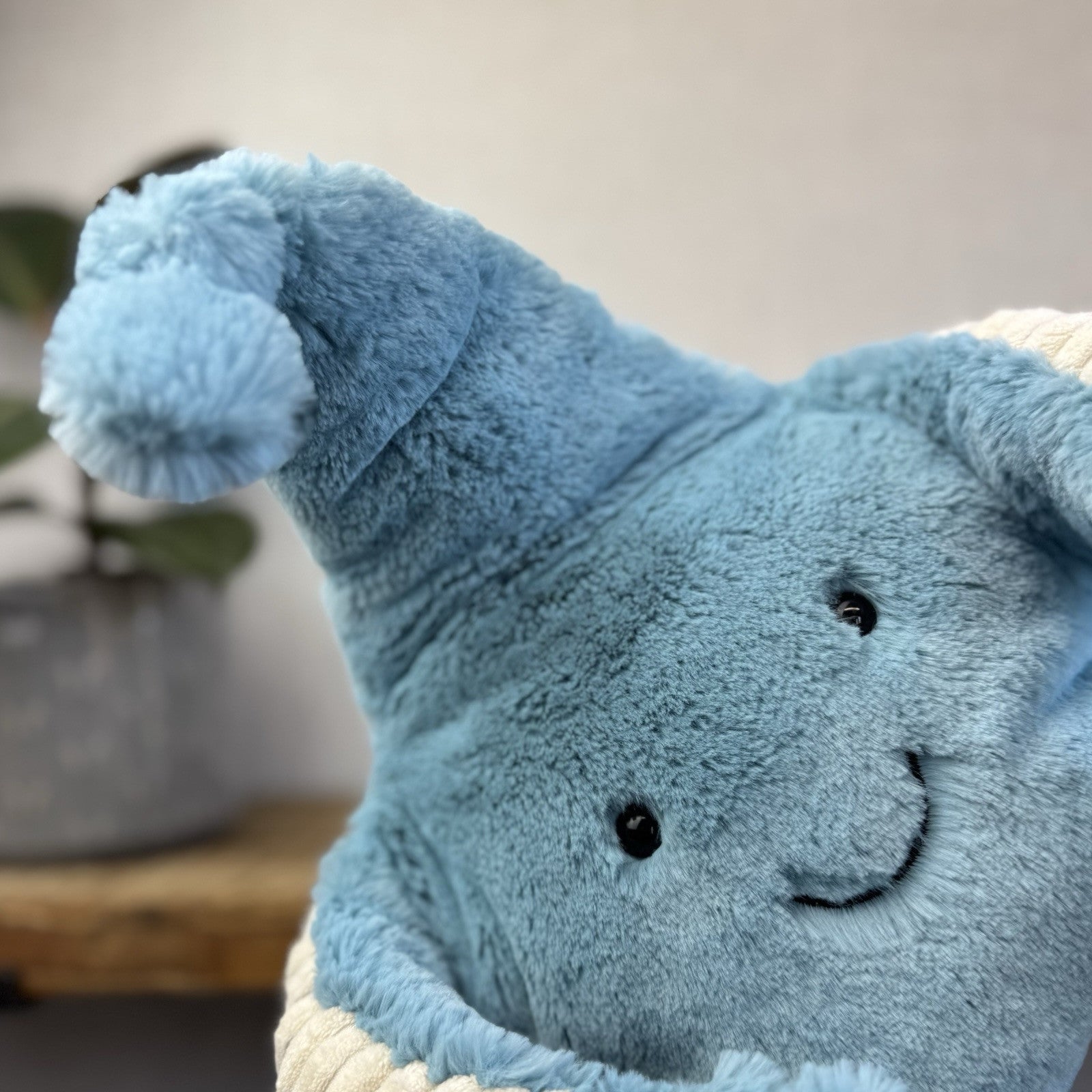 Jellycat Skye Starfish Plush Toy - Large Blye Beanie Starfish Sea Theme Plush 12