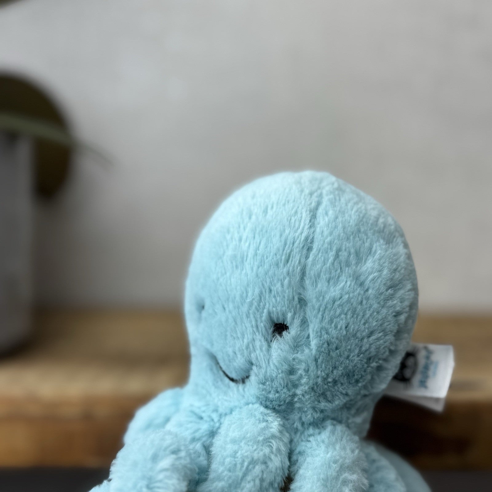 Jellycat Tiny Bobby Octopus - Small Bright Blue Octopus Tiny Small Pocket Pal 5"