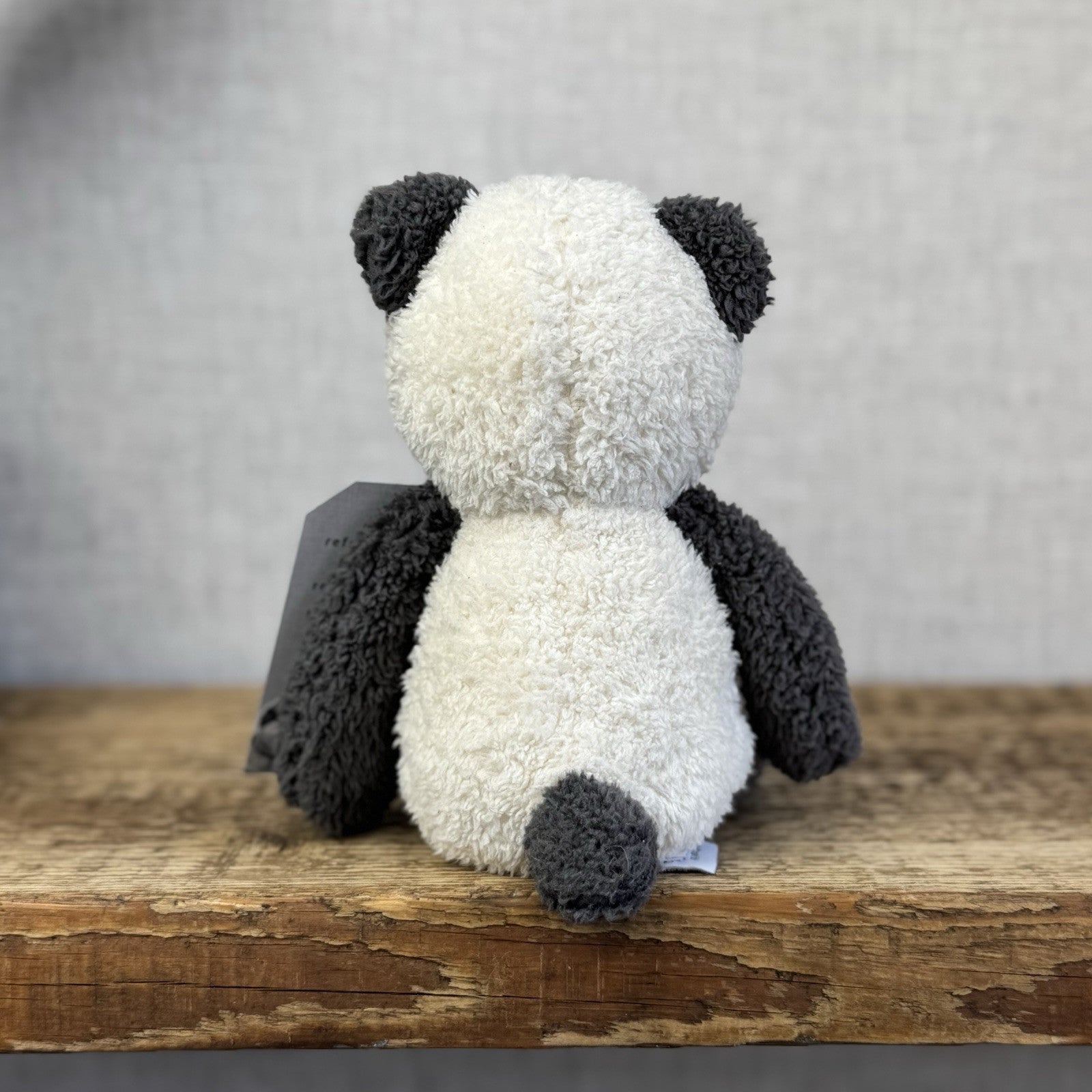 Jellycat Woogie Panda - Jellycat Panda Retired Texture Panda - Small Beanie 9”