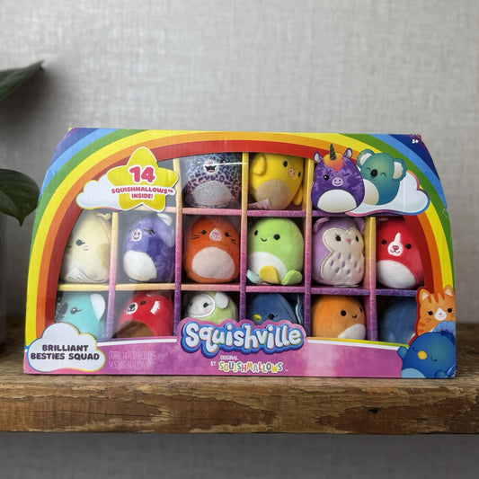 Squishmallow Squishville Best Friends Squad - New In Box (Box Slight Damage) 2"
