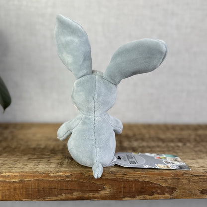 Jellycat Minikin Bunny Rabbit Grey - Tiny Small Velour Bunny Beanie Retired 6"