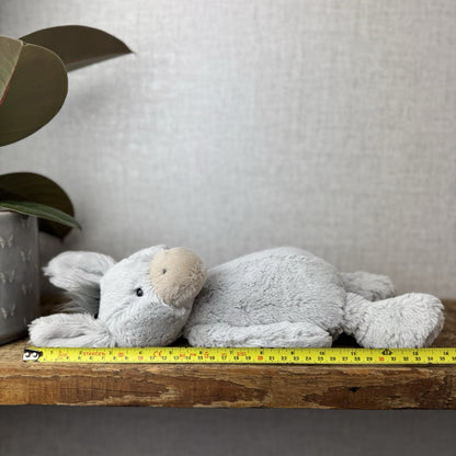 Jellycat Medium Bashful Donkey - Jellycat Donkey - Grey Donkey Beanie 12” (2)