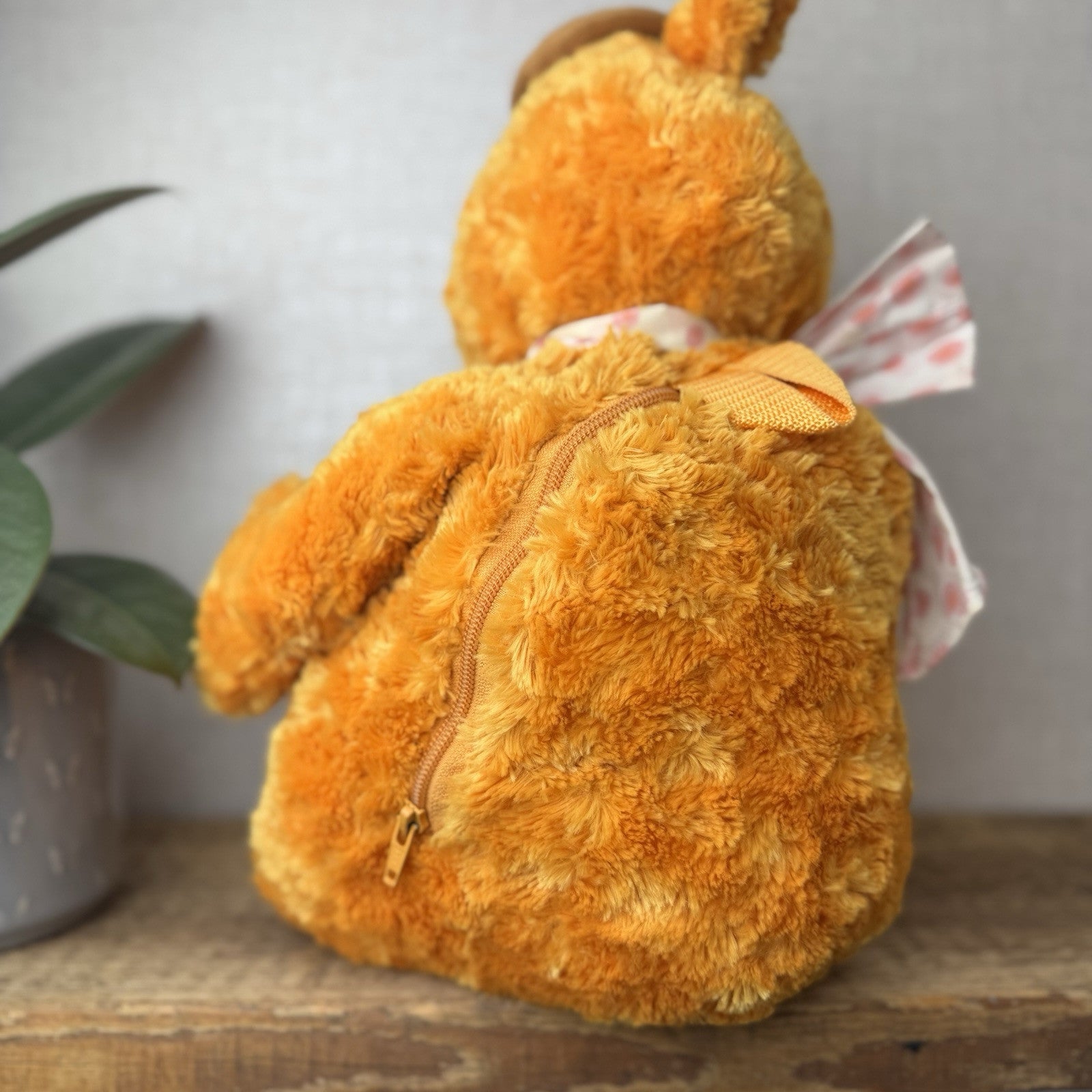 Disney Store The Muppets Show - Fozzie Bear Backpack Plush Bag Collectible