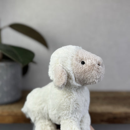 Jellycat Lovely Lamb Soft Plush Cuddly Sheep Retired Small Cream Sheep 8”