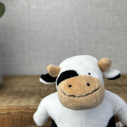 Beverly Hills Bakery X Jellycat Collaboration - Cuddly Cow Beanie - New Tags 5"