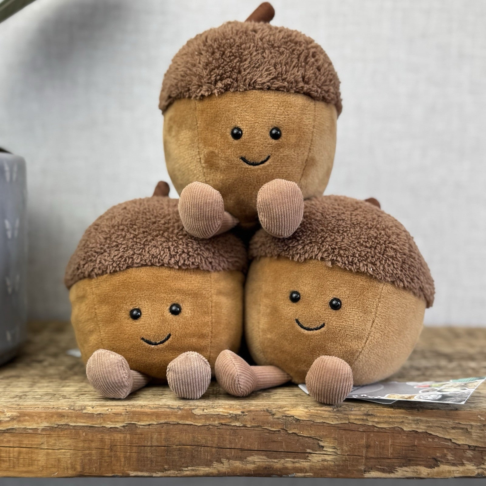 Jellycat Amuseable Acorn - Jellycat Autumn Soft Toy - Acorn Plush Small Jellycat
