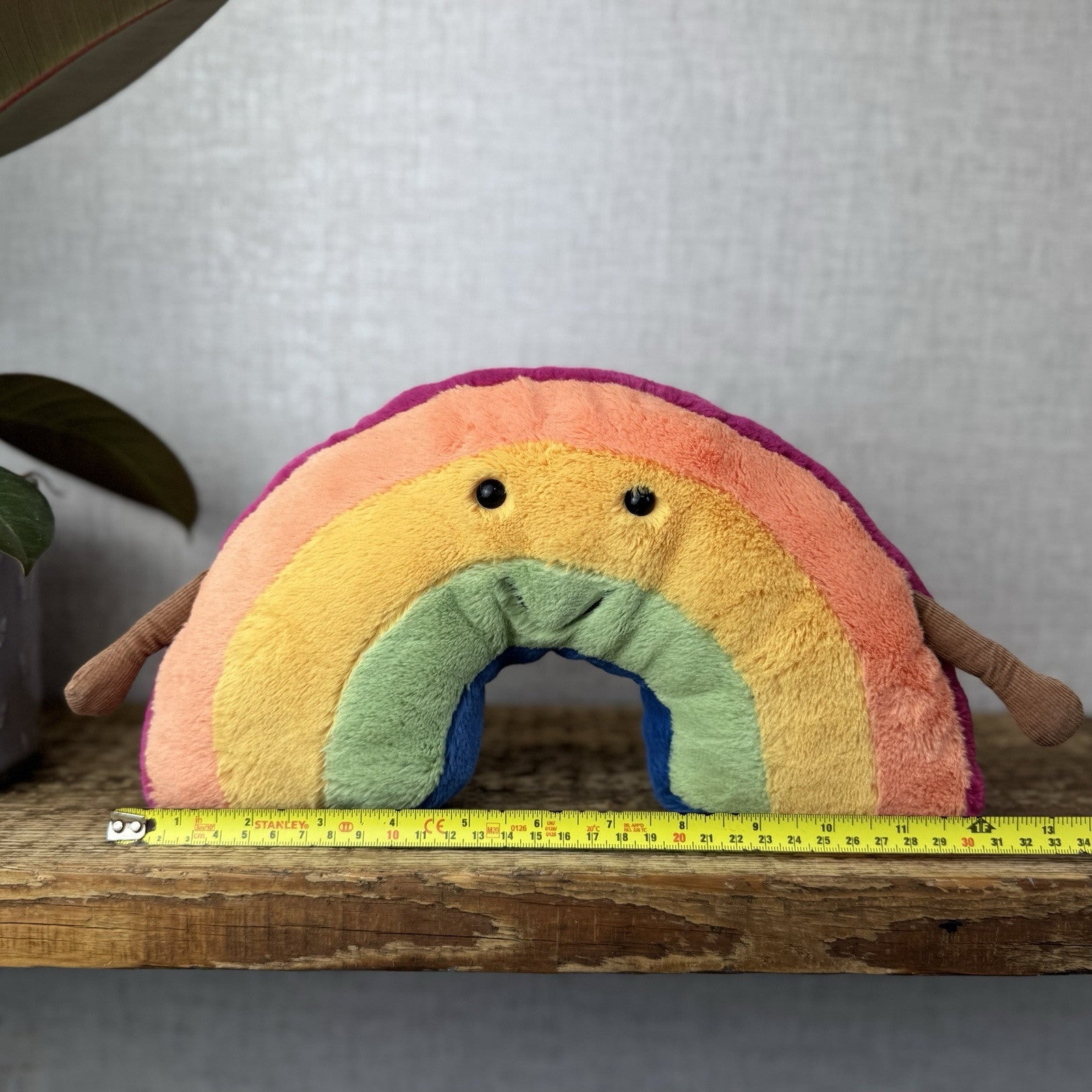 Jellycat Amuseable Rainbow - Rainbow Soft Toy Plush - Rainbow With Arms New Tags