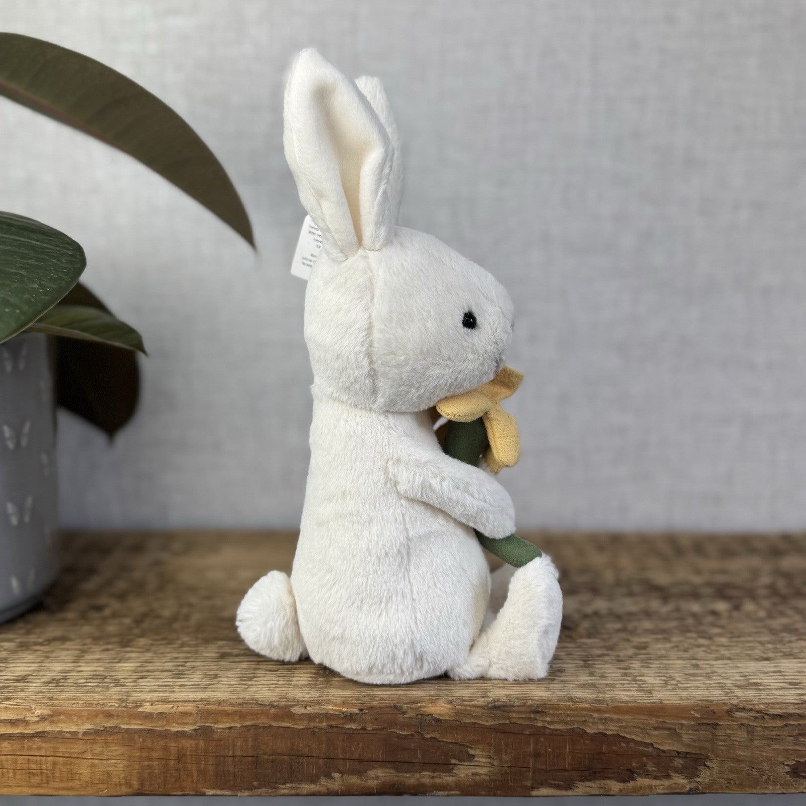 Jellycat Bobbi Bunny Rabbit With Daffodil Flower New With Tags Spring Small 8”