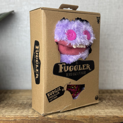Fuggler Budgie Fuggler Grin Grin Fug - Purple Fluffy Fuggler Funny Ugly Monster