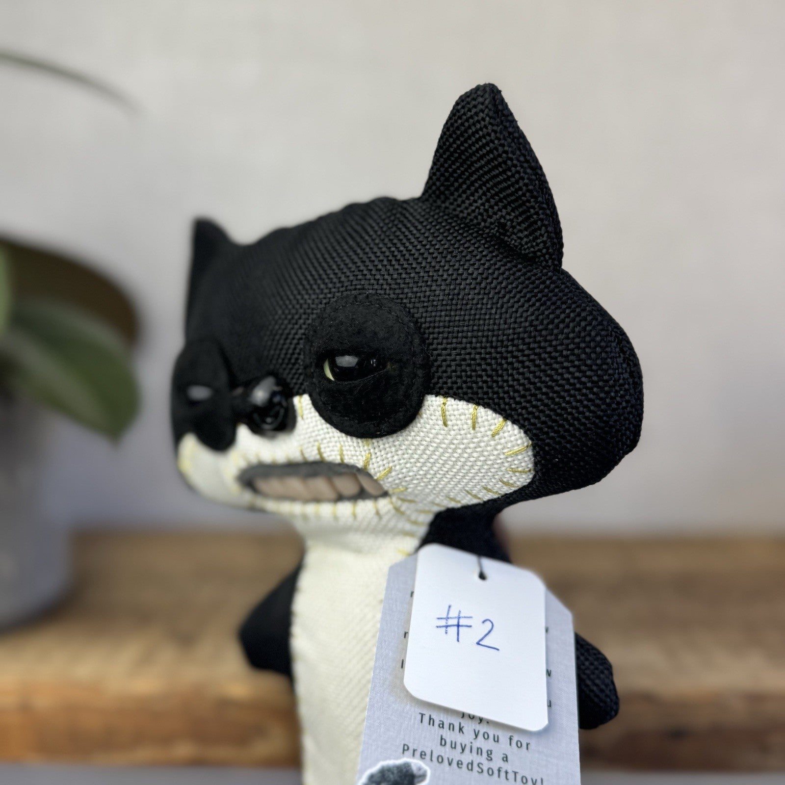 Fuggler Black Suspicious Fox Chase Glow In the Dark Ltd Edition RARE Fuggler #2
