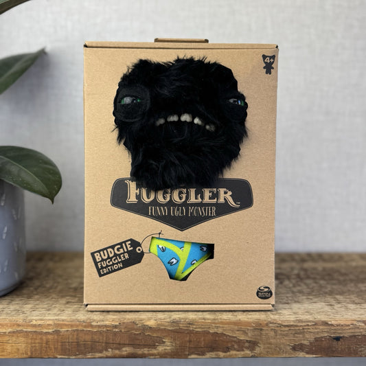 Fuggler Wide Eyed Weirdo Black - Budgie Fuggler - Funny Ugly Monster Pants Boxed