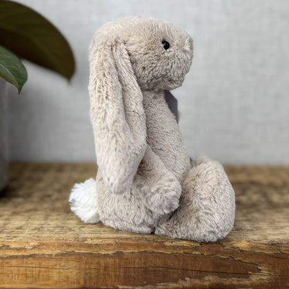 Jellycat Small Beige Bashful Bunny - New Without Tags Little Rabbit 8”