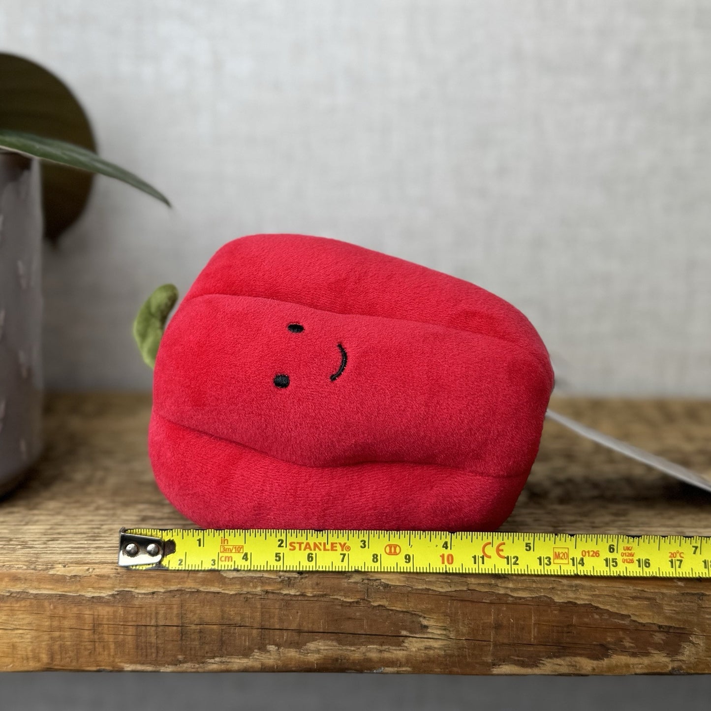 Jellycat Vivacious Red Pepper - Bell pepper Velour - Play Food Collectible 5”