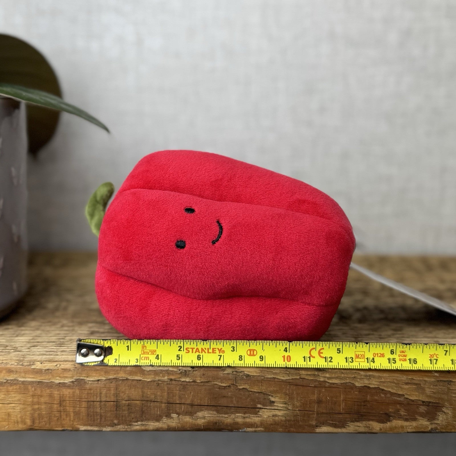 Jellycat Vivacious Red Pepper - Bell pepper Velour - Play Food Collectible 5”