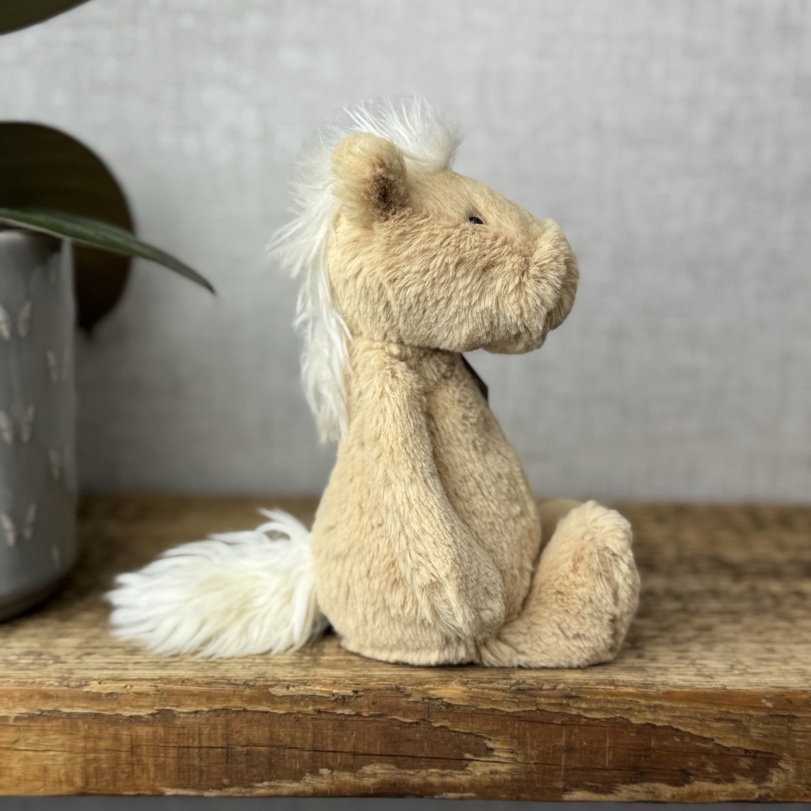 Jellycat Small Bashful Pony - Small Honey Light Brown Pony Horse Soft Toy 8