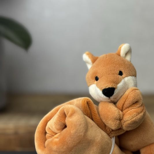 Jellycat My First Fox Soother - Orange Velour Fox Friend Soother Small Soft Baby