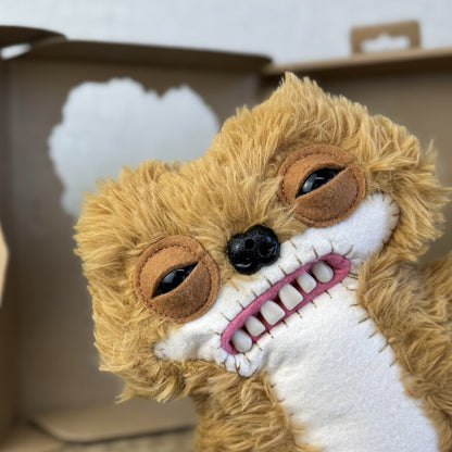 Fuggler Fart Face Sketchy Squirrel - Brand New Unused With Box Funny Ugly Plush