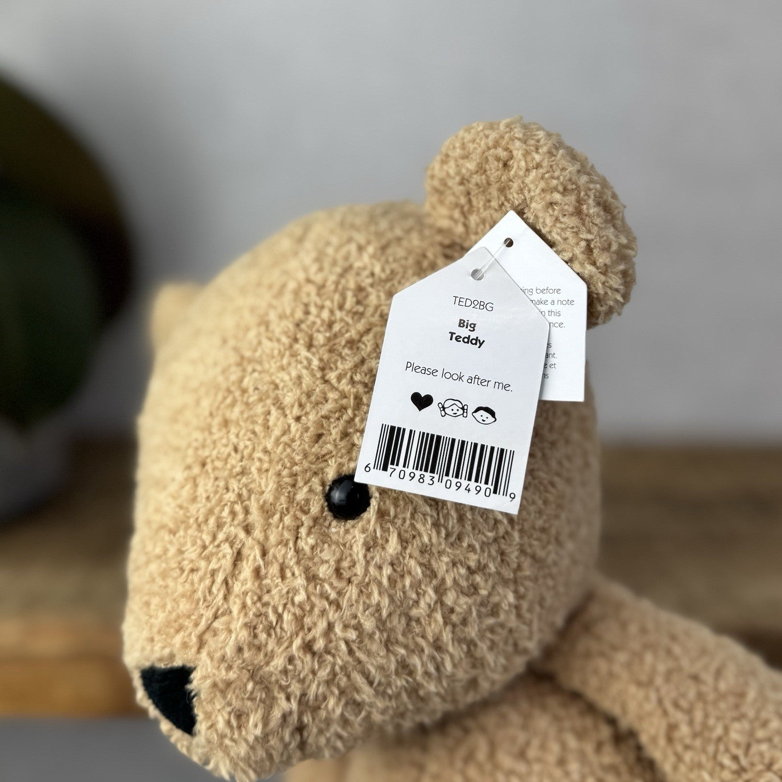 Jellycat Big Teddy - Large Little Jellycat Teddy Soft Toy With Tags Pristine 16"
