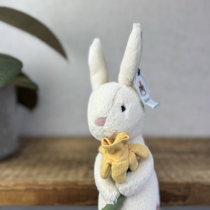 Jellycat Bobbi Bunny Rabbit With Daffodil Flower New With Tags Spring Small 8”