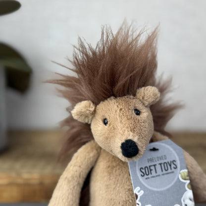 Jellycat Small Bashful Spike Hedgehog - Fluffy Beanie Woodland Hedgehog Rare 8”