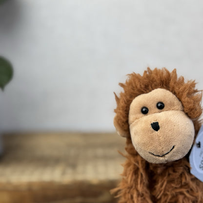 Jellycat BonBon Monkey - Brown Small Fluffy Monkey Soft Toy - Fluffy Monkey 10”