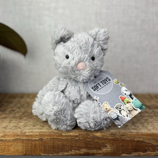 New Jellycat Squiggle Kitty Cat Iggle, Mumble Squiggles Soft Toy Retired Rare