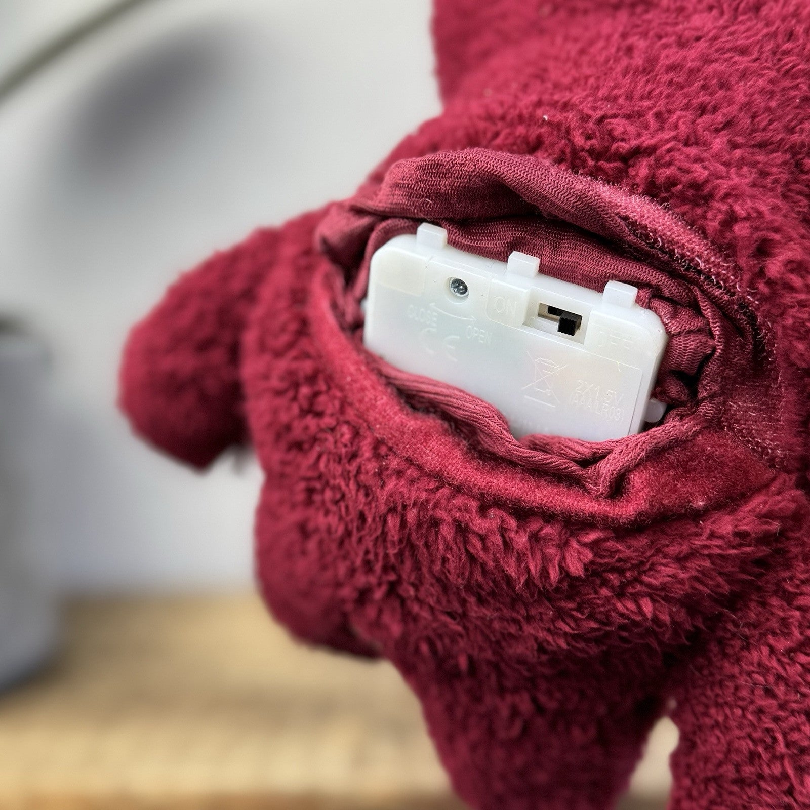 Fuggler Funny Ugly Monster - Fart Face Gnawing Terror - Farting Fuggler Red
