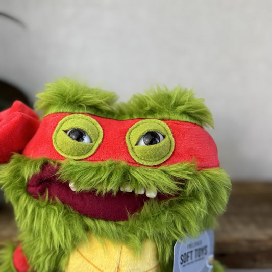 Fuggler Teenage Mutant Ninja Turtle Raphael Plush Funny Ugly Monster Collectible