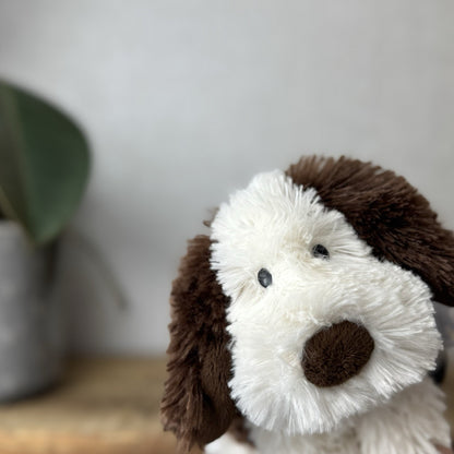 Jellycat Small Truffles Puppy Dog  - Small Truffles Puppy Cream/Brown Small  7”