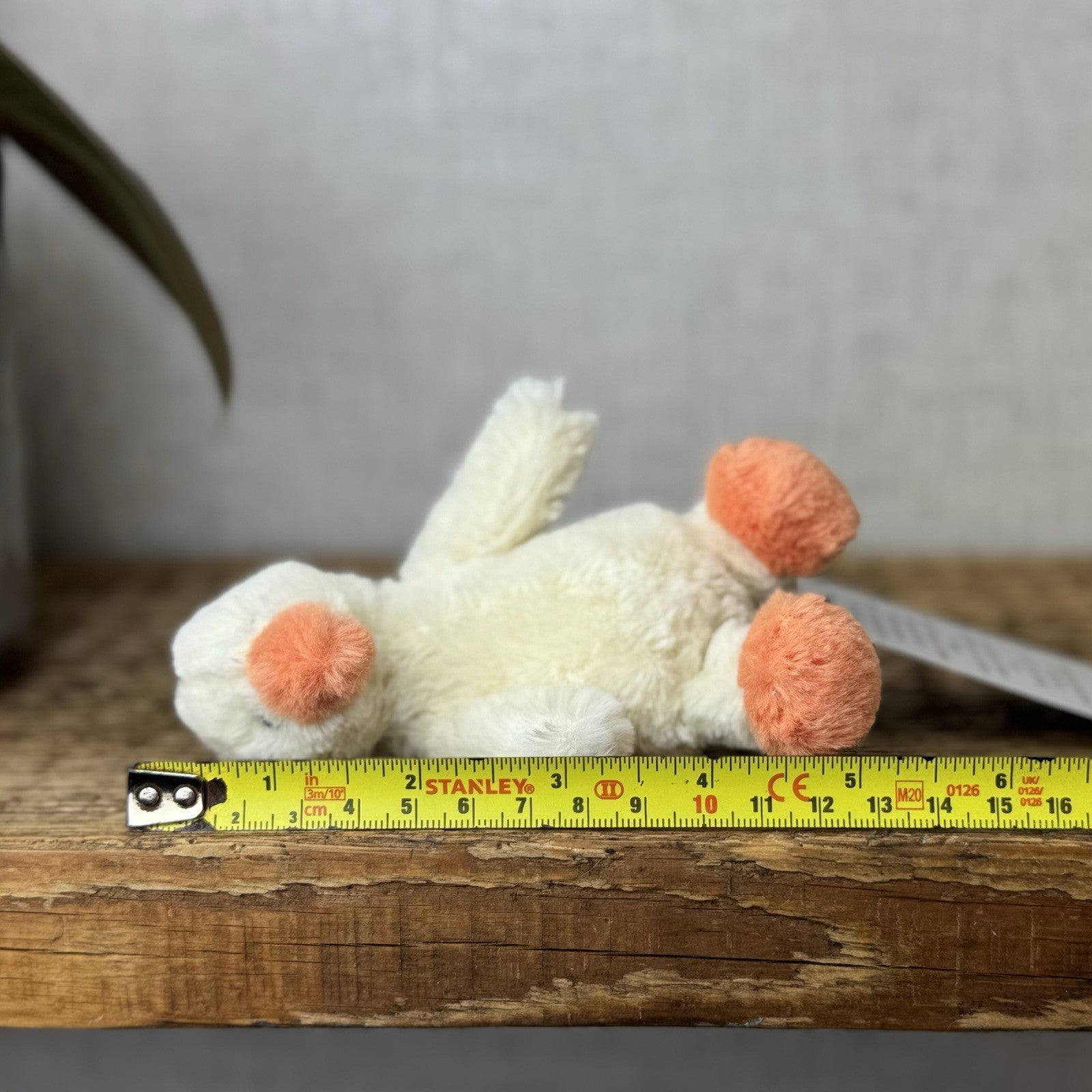 Jellycat Tiny Bashful Duckling - Tiny Yellow & Orange Duck Older Style Rare 5”