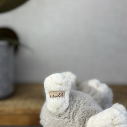 Barbara Bukowski Bears - Kanini Bunny Rabbit - Small Beanie Bunny Rabbit Grey 5"