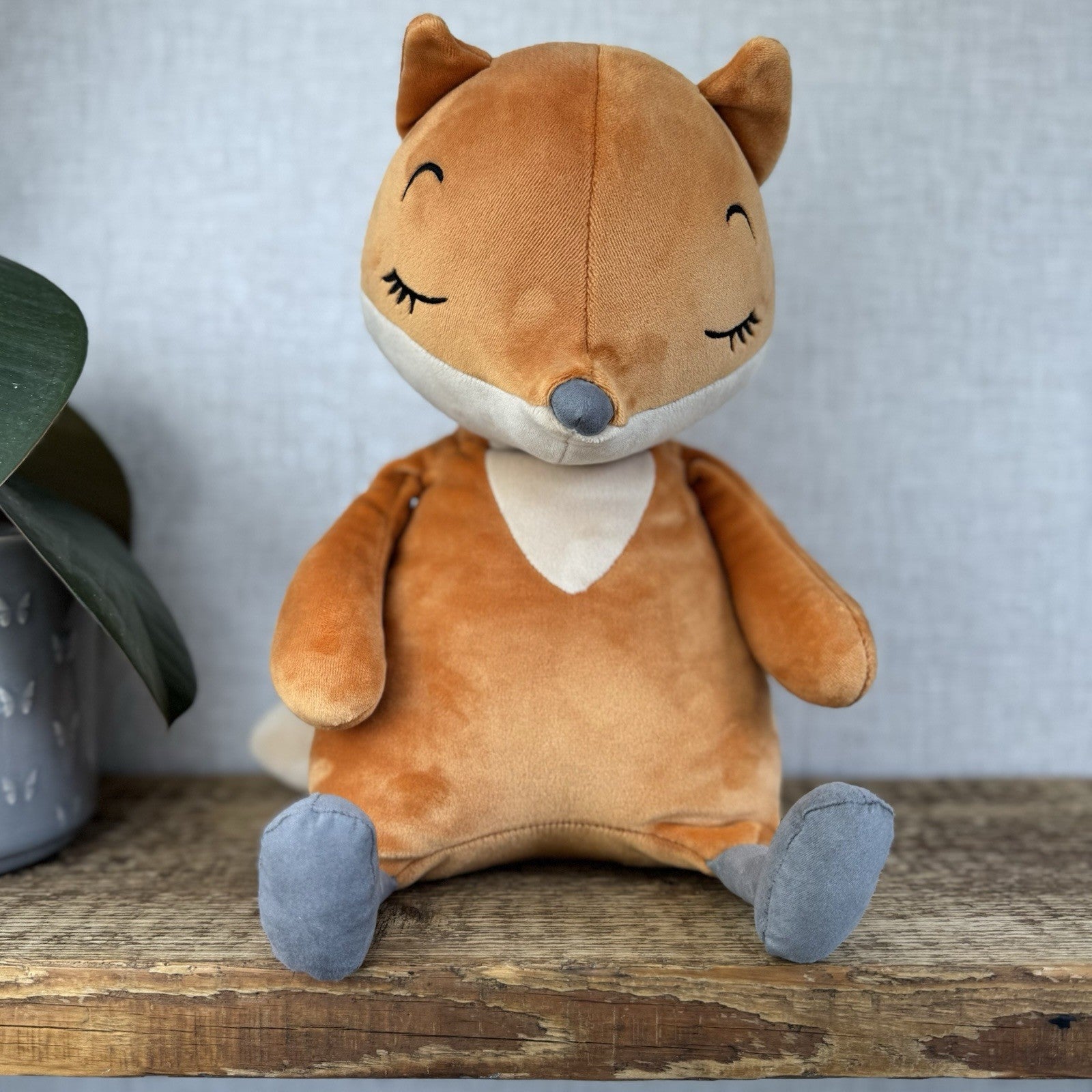 Jellycat Large Sleepee Fox - Large Velour Orange Fox Super Soft Retired Rare 16”