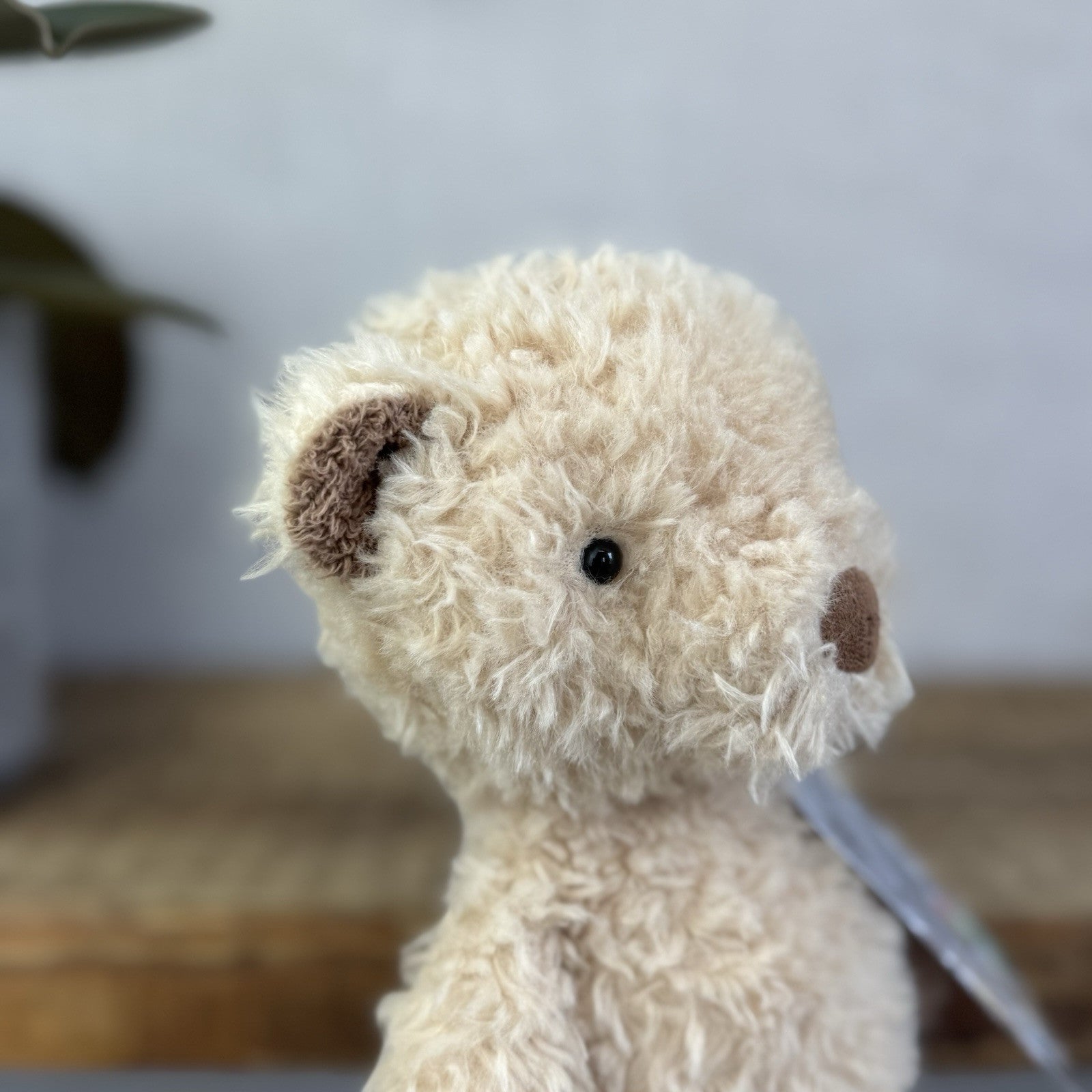 Jellycat Small Vintage Bear - Vintage Light Brown Bear Beanie Soft Toy Small 9”