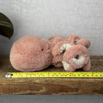 Jellycat Odell Octopus - Small Pink Octopus Plush Beanie Small Toy 10"