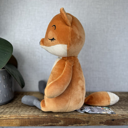 Jellycat Large Sleepee Fox - Large Velour Orange Fox Super Soft Retired Rare 16”