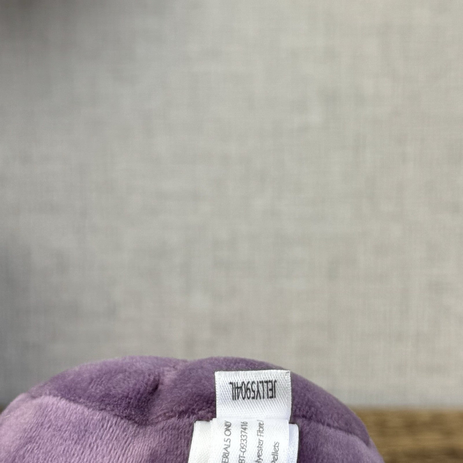 Jellycat Vivacious Aubergine - Small Purple Velour Beanie Vegetable Play 7"